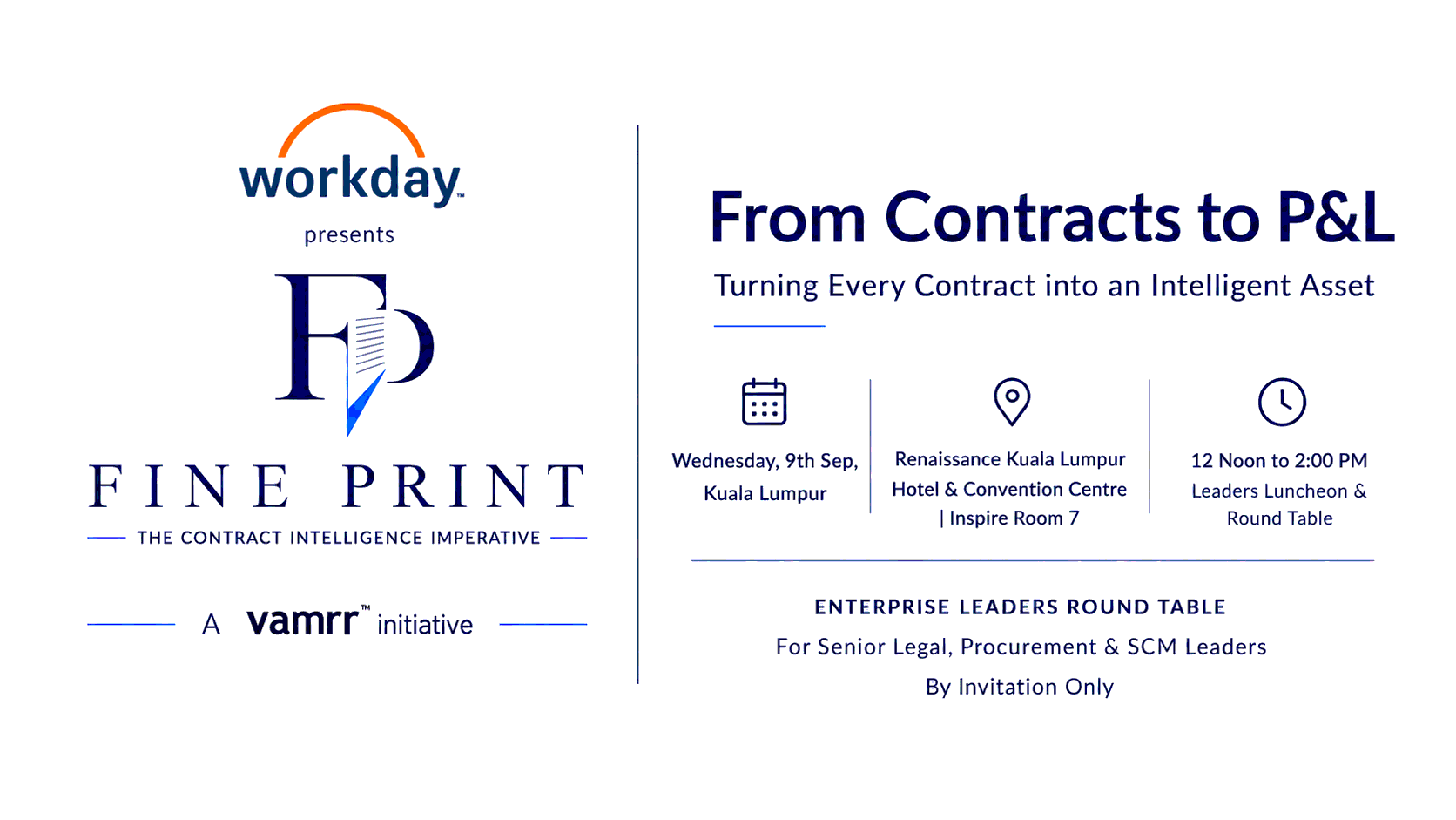 Fine Print — The Contract Intelligence Imperative · Edition 4 · Kuala Lumpur · Wednesday 9 September 2026