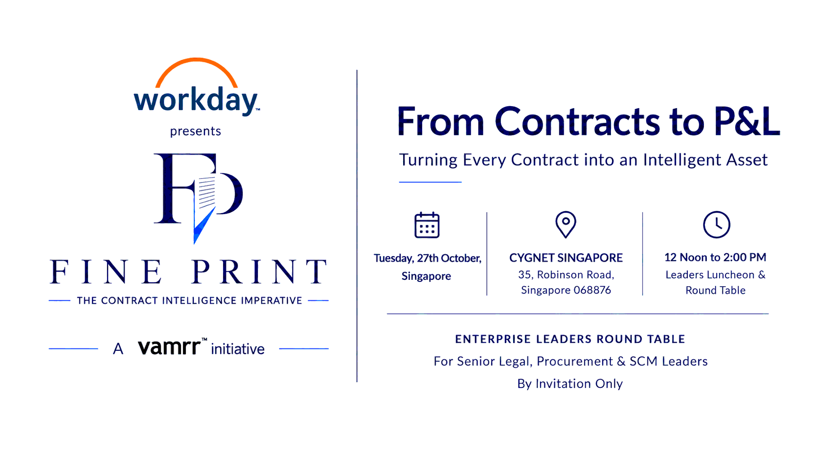 Fine Print — The Contract Intelligence Imperative · Edition 4 · Singapore · Tuesday 27 October 2026